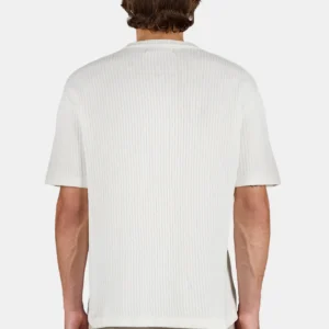 Signar Structured Knit Tee Warm White