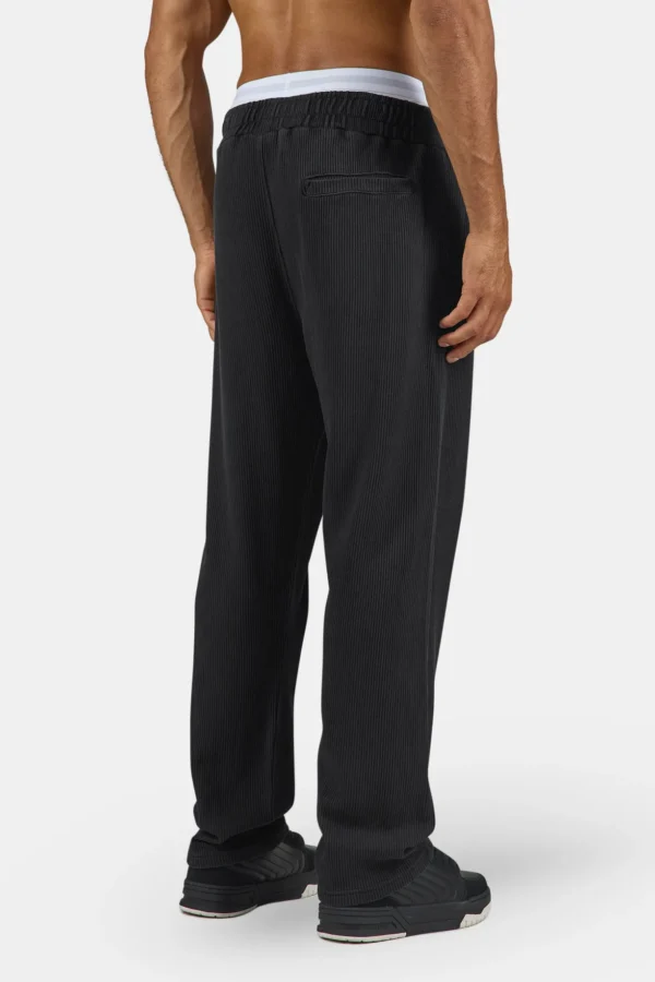 Signar Wide Rib Pants Vintage Black White