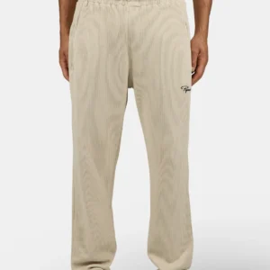 Signar Wide Rib Pants Washed Stone Black