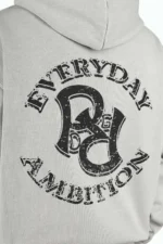 Sirlen Oversized Hoodie Vintage Light Grey