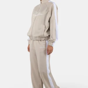 Soboya Track Jacket Light Beige White