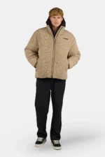 Solin Cord Puffer Jacket Sand