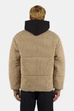 Solin Cord Puffer Jacket Sand
