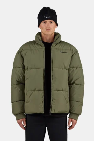 Solin Puffer Jacket Mud Olive