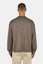 Stams Oversized Longsleeve Washed Walnut Brown