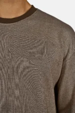 Stams Oversized Longsleeve Washed Walnut Brown