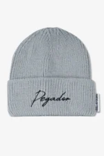 Stanton Knit Beanie Light Grey Black