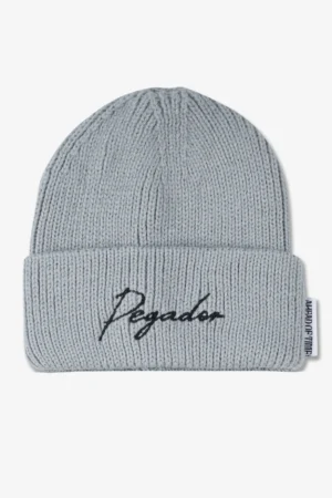 Stanton Knit Beanie Light Grey Black