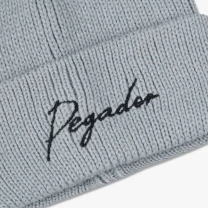 Stanton Knit Beanie Light Grey Black