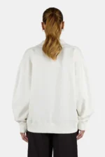 Stina V-Neck Oversized Sweater Washed Warm White