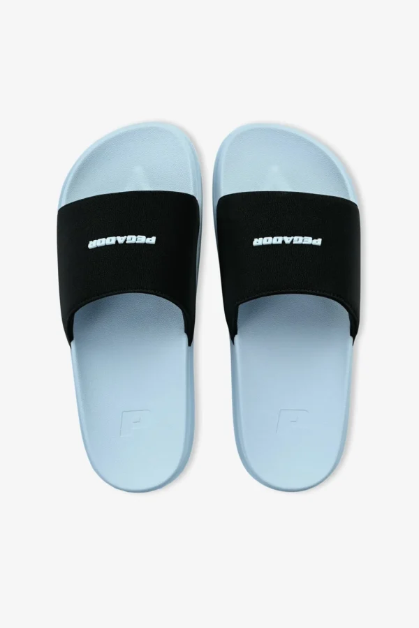 Suna Slide Baby Blue Black
