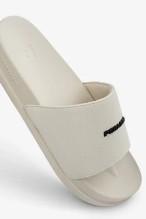 Suna Slide Beige Black