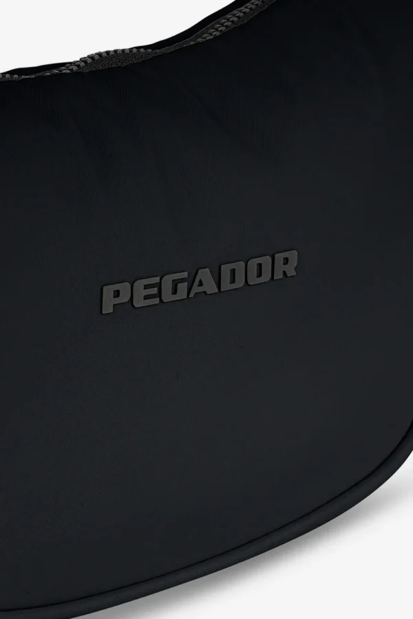 Sycamore Logo Nylon Shoulder Bag Black