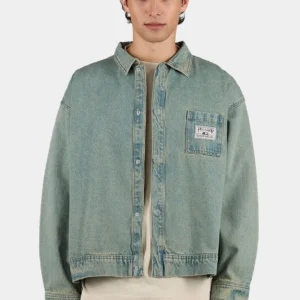 Tabor Denim Overshirt Washed Vintage Blue