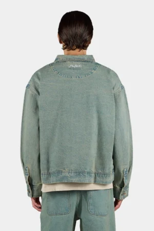 Tabor Denim Overshirt Washed Vintage Blue