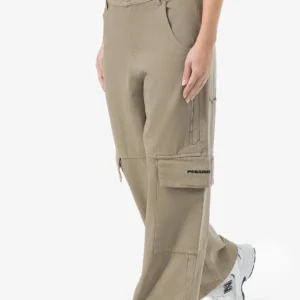 Taily Super Baggy Cargo Jeans Desert Taupe