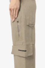 Taily Super Baggy Cargo Jeans Desert Taupe