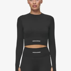 Telly Rib Longsleeve Washed Black