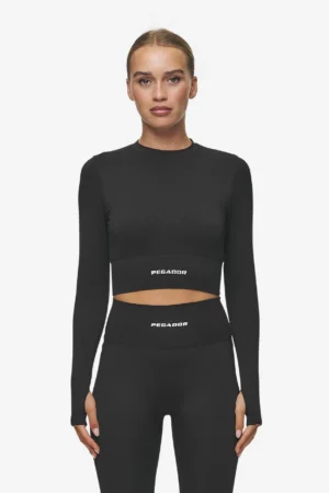 Telly Rib Longsleeve Washed Black