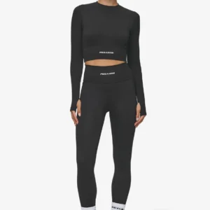 Telly Rib Longsleeve Washed Black