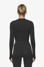 Telly Rib Longsleeve Washed Black