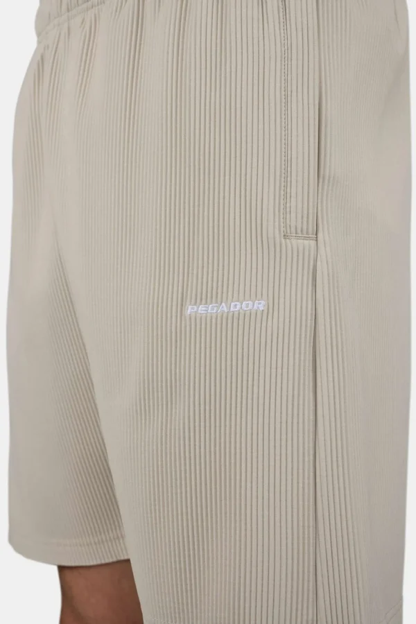 Troy Plissee Shorts Light Beige