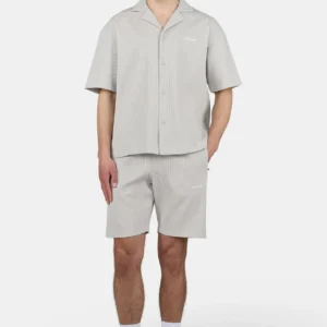 Troy Plissee Shorts Pure Grey