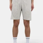 Troy Plissee Shorts Pure Grey