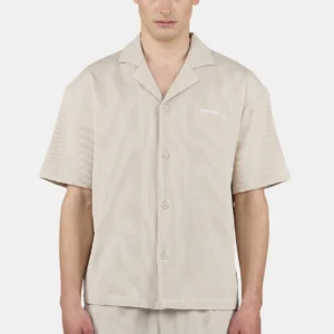 Troy Plissee Summer Shirt Light Beige