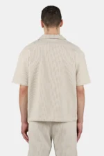 Troy Plissee Summer Shirt Light Beige