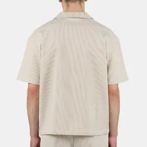 Troy Plissee Summer Shirt Light Beige