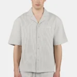 Troy Plissee Summer Shirt Pure Grey