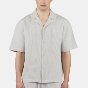 Troy Plissee Summer Shirt Pure Grey