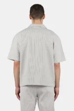 Troy Plissee Summer Shirt Pure Grey