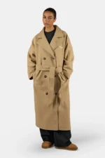 Valencia Raglan Coat Sand