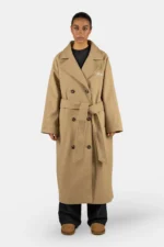 Valencia Raglan Coat Sand