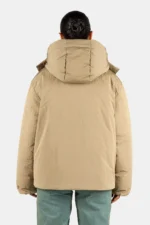 Valera Crushed Oversized Puffer Jacket Sand