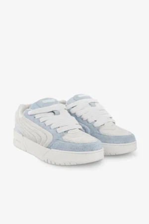 Venice Skate Low Suede Cream Cloud Blue