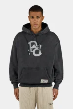 Yanfer Oversized Hoodie Vintage Black