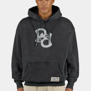 Yanfer Oversized Hoodie Vintage Black