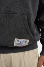 Yanfer Oversized Hoodie Vintage Black