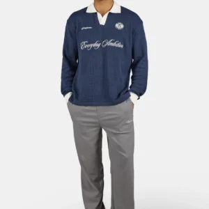 Yemo Regular Longsleeve Knit Trikot Indigo Navy