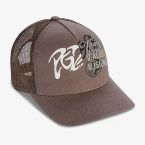 Zundal Trucker Cap Dust Brown Black