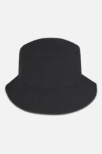 pegador-logo-crushed-nylon-black-bucket-hat