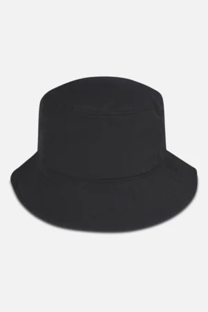 pegador-logo-crushed-nylon-black-bucket-hat