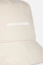 pegador-logo-desert-sand-white-bucket-hat-3