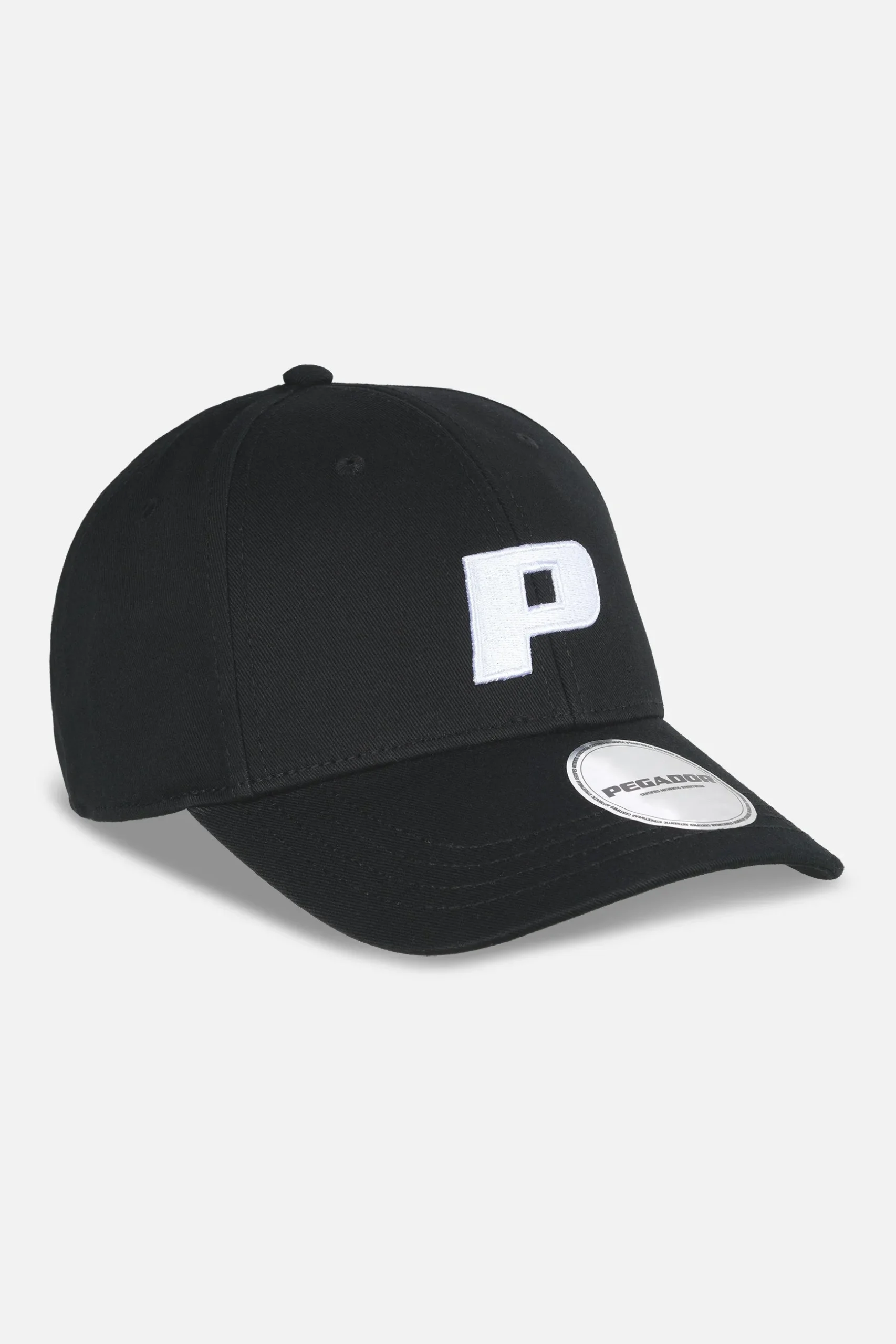 pegador-p-logo-black-white-cap