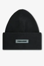 pegador-ranyo-logo-rubber-black-black-beanie
