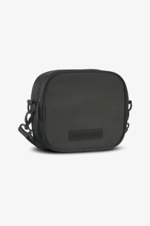 pegador-rubber-logo-patch-nylon-anthracite-shoulder-strap-bag