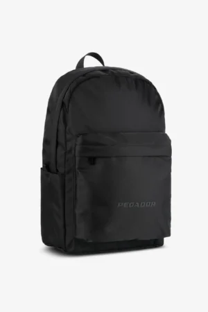 pegador-ventnor-logo-nylon-black-backpack